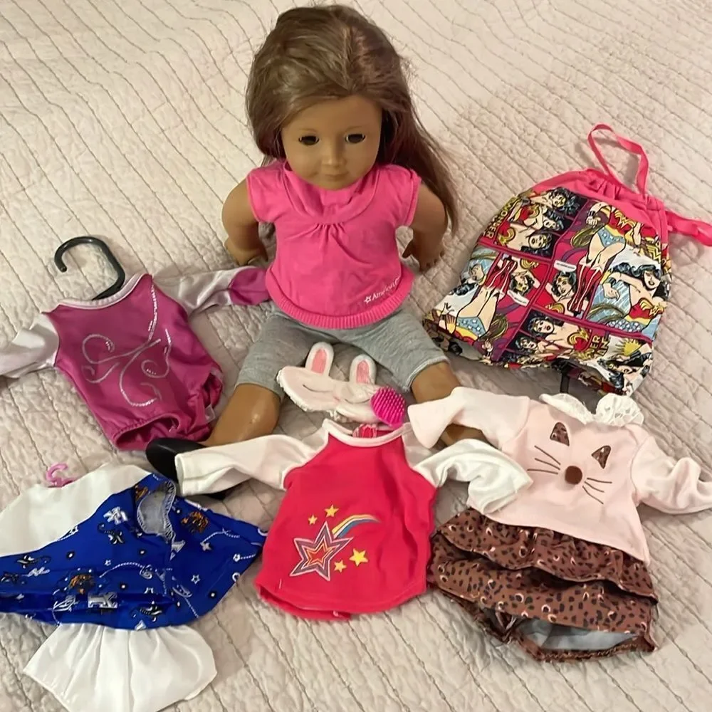 American Girl 2013 Just a Like You Doll with accessories and 2016 Cititoy Doll